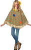 Girl's Scarecrow Sweet Poncho Child Costume