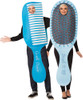 Unisex Comb And Brush Couples Adult Costume