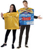 Unisex Kraft Singles Pack And Single Slice Cheese Couples Adult Costume