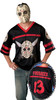 Men's Jason Hockey Jersey & Mask-Friday The 13th Adult Costume