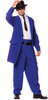 Men's Blue-Zoot Suit Adult Costume