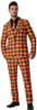 Men's Pumpkin Suit & Tie Adult Costume