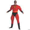 Men's Mr. Incredible Deluxe Muscle Adult Costume