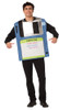 Men's Floppy Disk Adult Costume