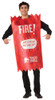 Men's Taco Bell Packet Fire Tunic Adult Costume