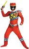 Boy's Red Ranger Classic Muscle-Dino Charge Child Costume