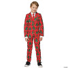 Boy's Red Christmas Suit Child Costume