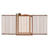One-Touch Gate II Wide in Brown
