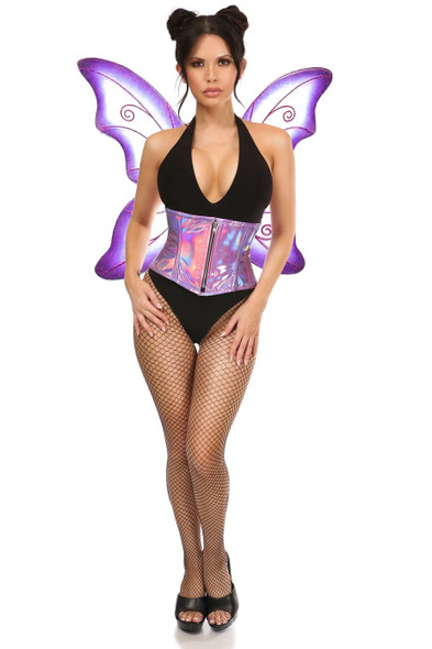 Shop Daisy Corsets Lingerie & Outerwear Corsetry-Top Drawer 2-Piece Purple Pixie Fairy Corset Costume