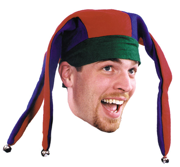 Jester Hat With Bells Economy Adult