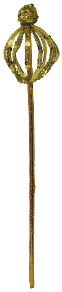 Sequin Scepter Adult Gold