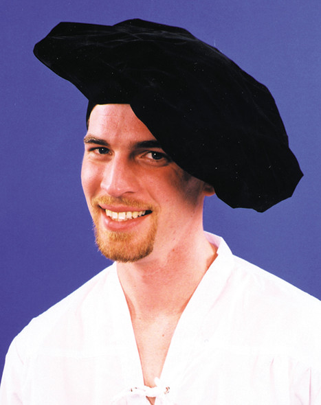 Renaissance Hat Black Adult