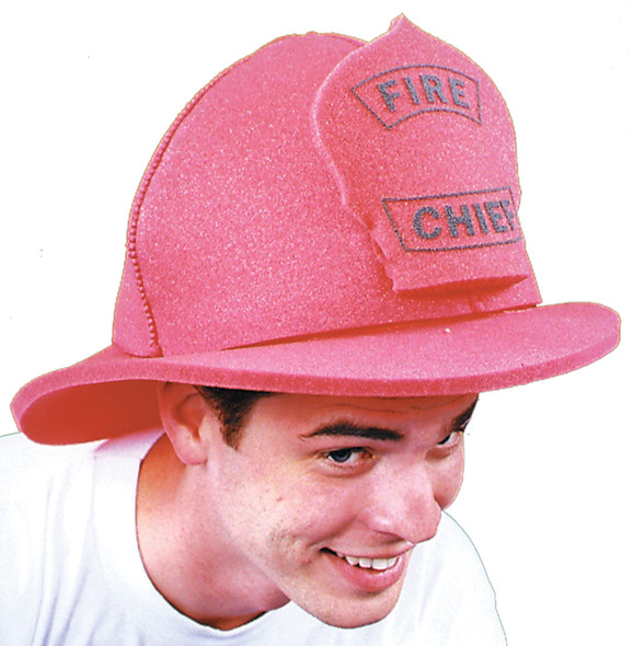 Fire Chief Hat Foam Adult