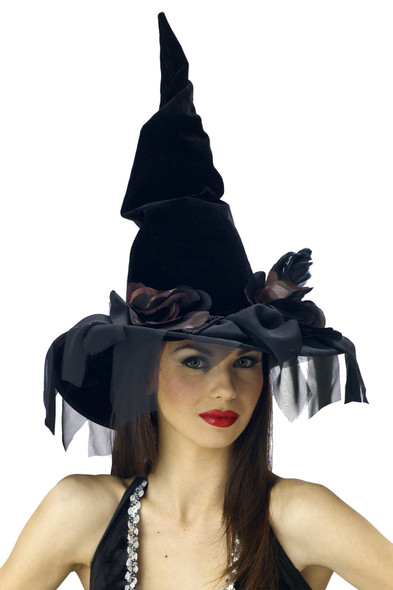 Women's Deluxe Winding Witch Hat