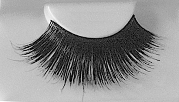 Women's Eyelashes Black With Adhesive 199