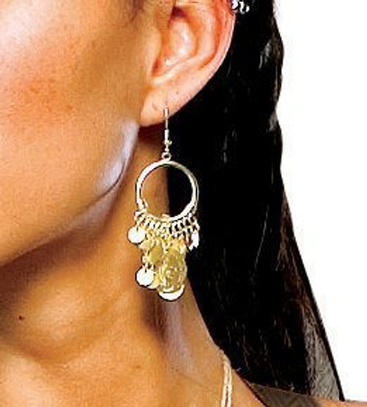 Spartan Queen Coin Earrings-300 Movie Adult