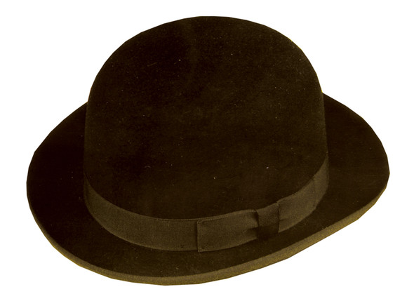 Men's Derby Hat Felt Quality Adult Brown Large (23" C)
