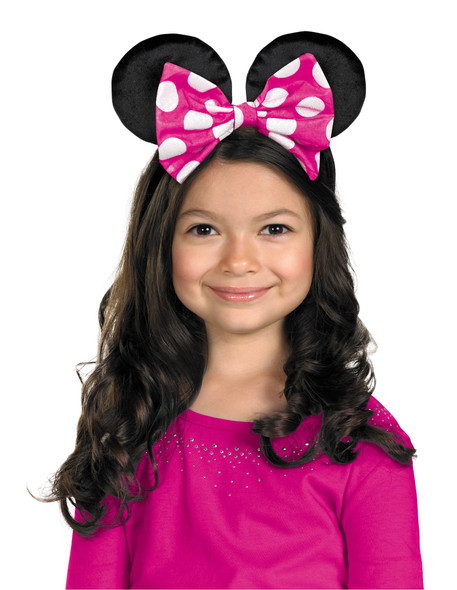 Minnie Mouse Ears With Reversible Bow Adult