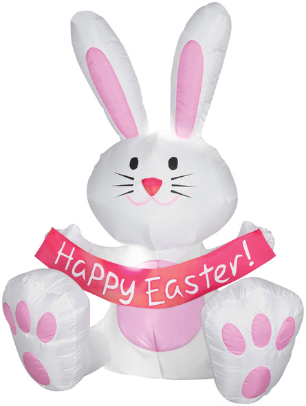 4' Airblown Inflatable Easter Bunny