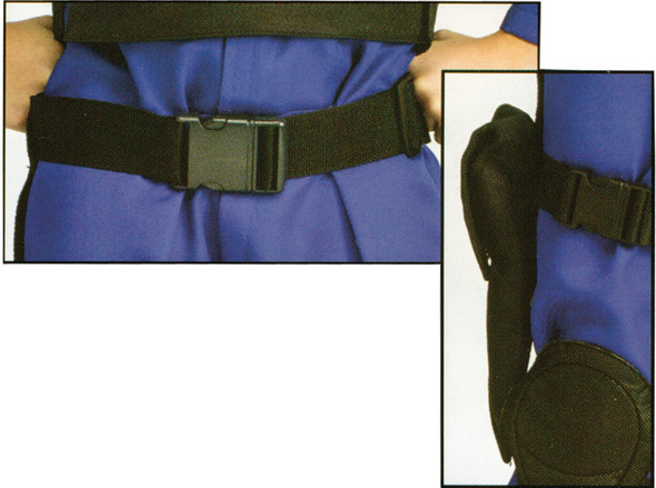 Belt & Holster Set Black Adult