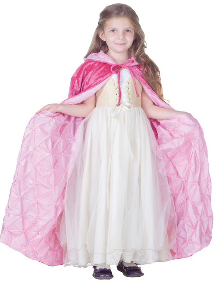 Pink Velvet Cape Child Costume