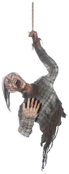 36" Hanging Bloody Zombie Torso