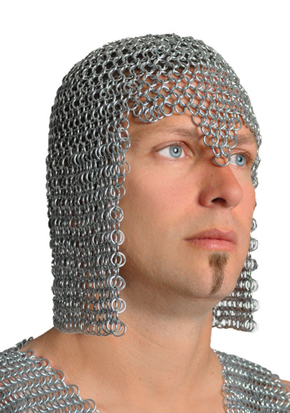 Chainmail Hood Short Adult