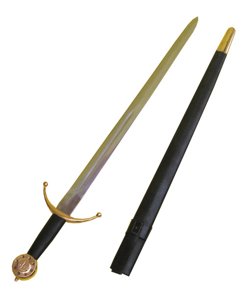 Men's Sword Medieval & Scabbard Adult