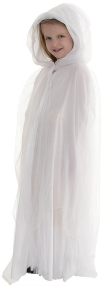 Tulle Cape Child Costume White