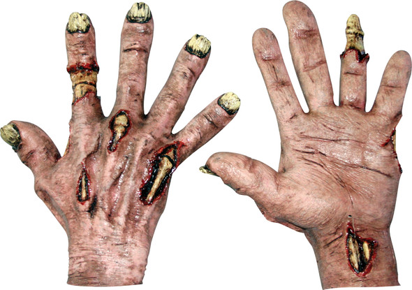 Zombie Flesh Latex Hands Adult
