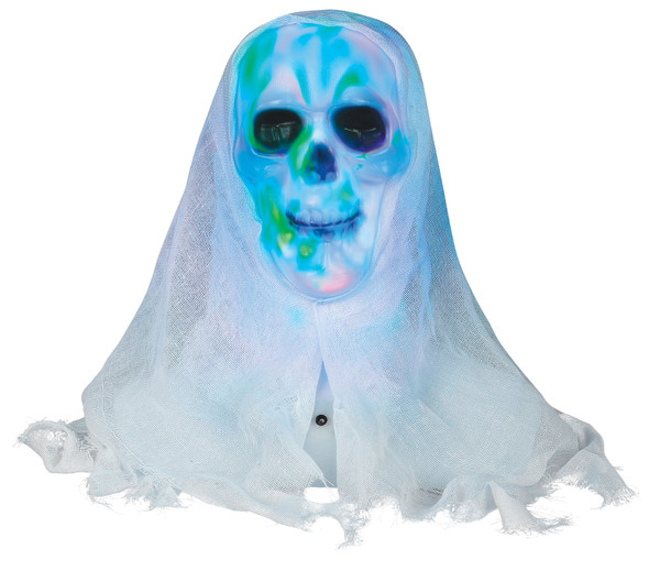 Lightshow Skull Bust With White Face