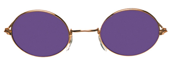 John Glasses Adult Gold Purple