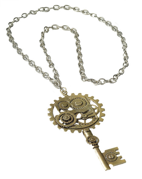 Steampunk Gear Necklace Adult