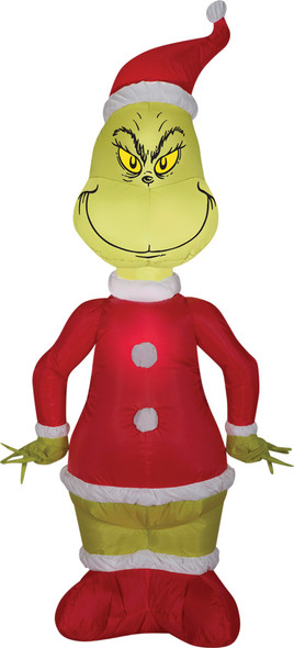 Airblown Inflatable Grinch Santa