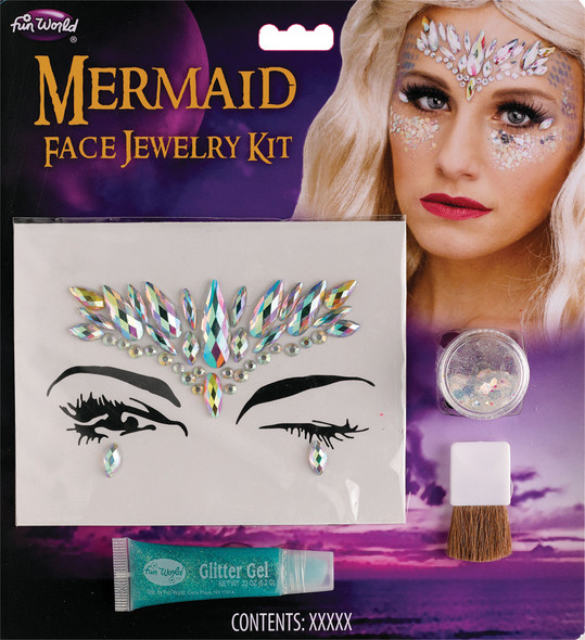 Mermaid Jewelry Stones Kit Adult