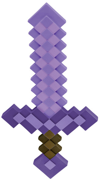 Enchanted Purple Minecraft Sword Child Costume