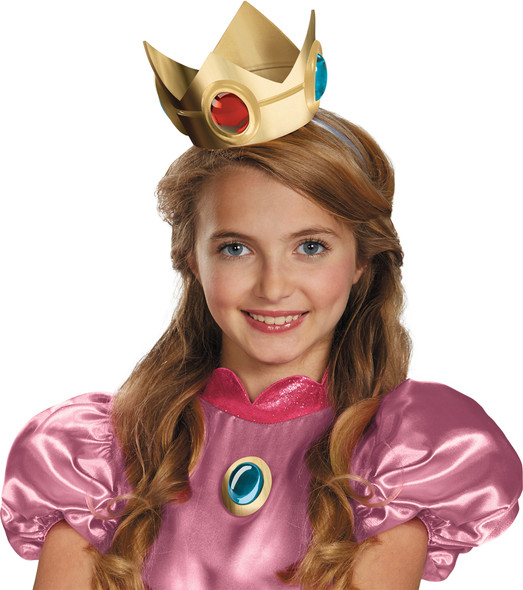 Princess Peach Crown & Amulet Child Costume