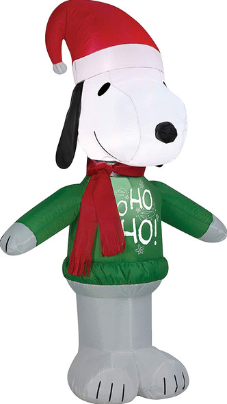 Airblown Inflatable Snoopy Ho Ho Ho