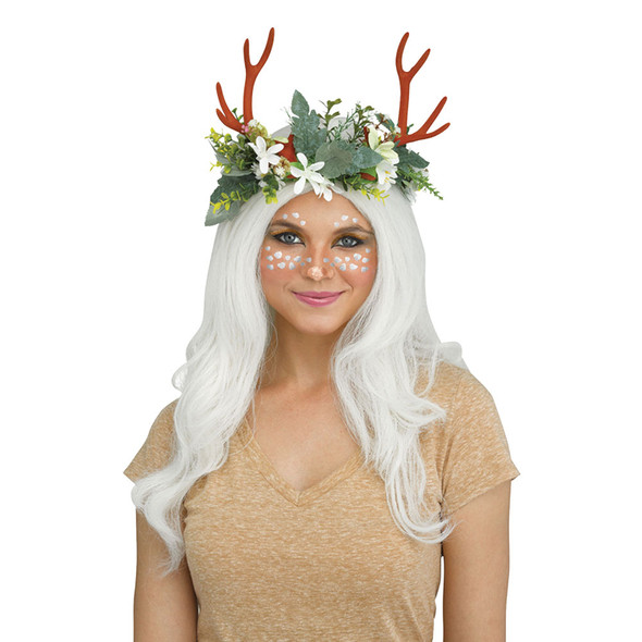 Woodland Deer Headband Glitter Adult