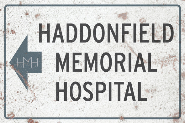 Haddonfield Memorial Hospital Sign