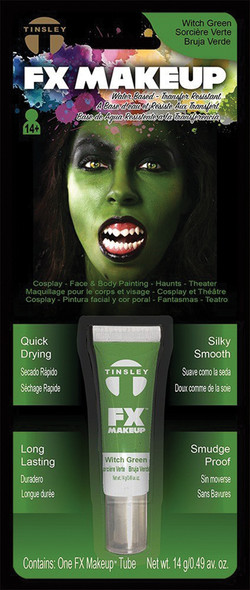 FX Make-Up Tube Witch Green .49 oz.