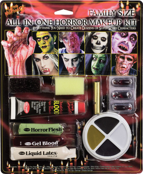 All In One Horror Make-Up Kit