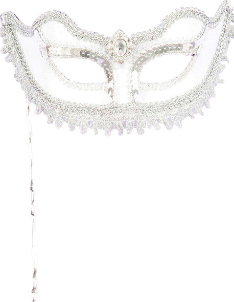 Women's Venetian Stick Mask