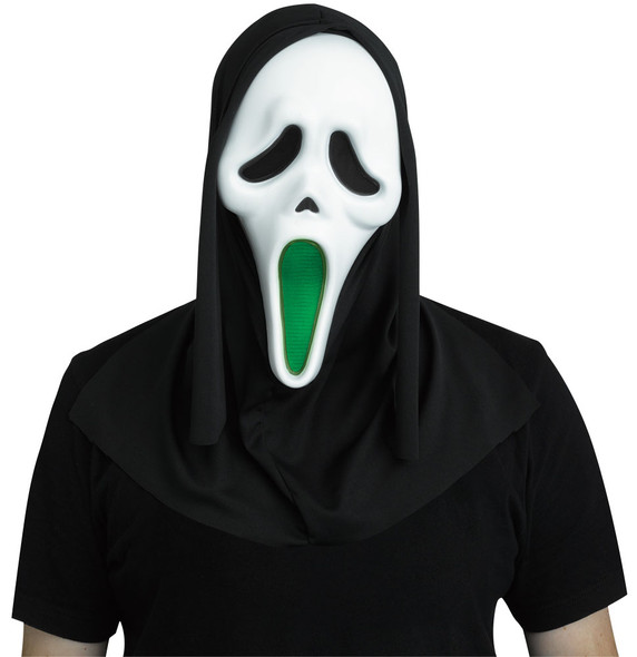 Fade In & Out Ghost Face Mask Adult