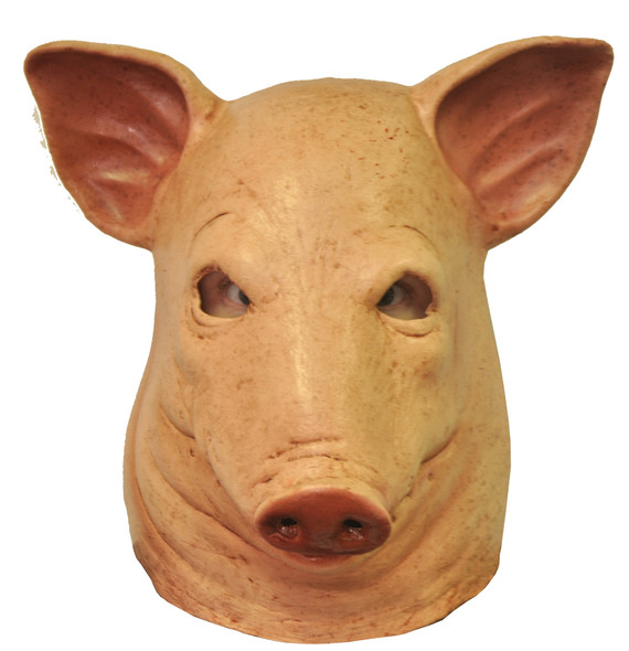 Men's Blood Pig Latex Mask