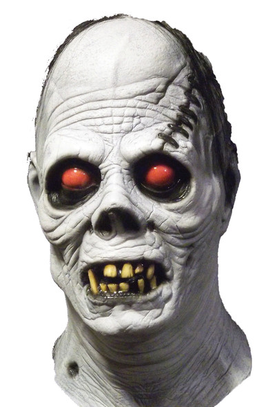 Men's Albino Ghoul Latex Mask