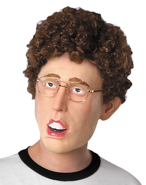 Napoleon Dynamite Mask With Hair Adult