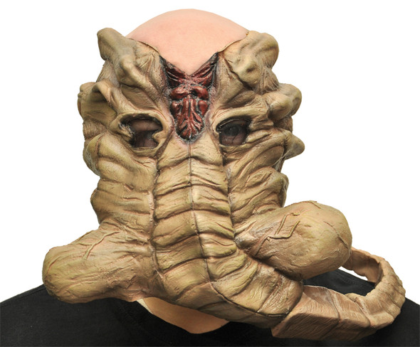 Deluxe Alien Face-Hugger Latex Mask-Alien Vs. Predator Adult