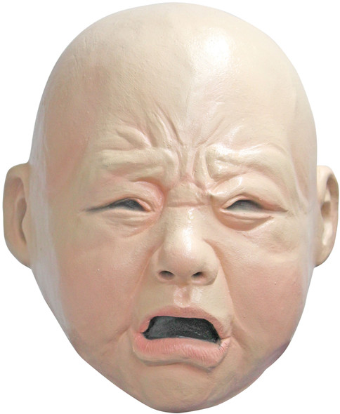 Crying Baby Latex Mask Adult