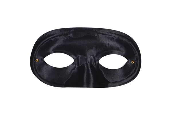 Women's Domino Half Mask Black